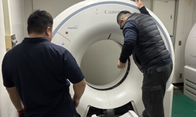 マルチスライスCTシステム　Aquilion Startの買取･搬出を行いました